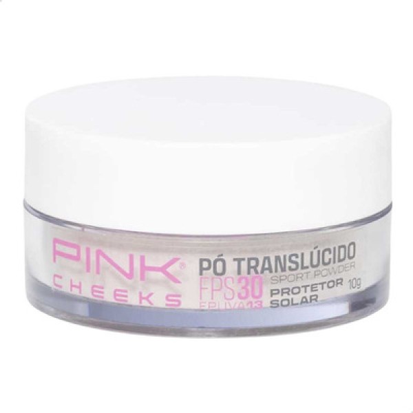 Encontraproduto.com.br - Pó Translúcido Sport, Pink Cheeks, Protetor Solar Controle Do Brilho Fps30 Fpuva 13,5g
