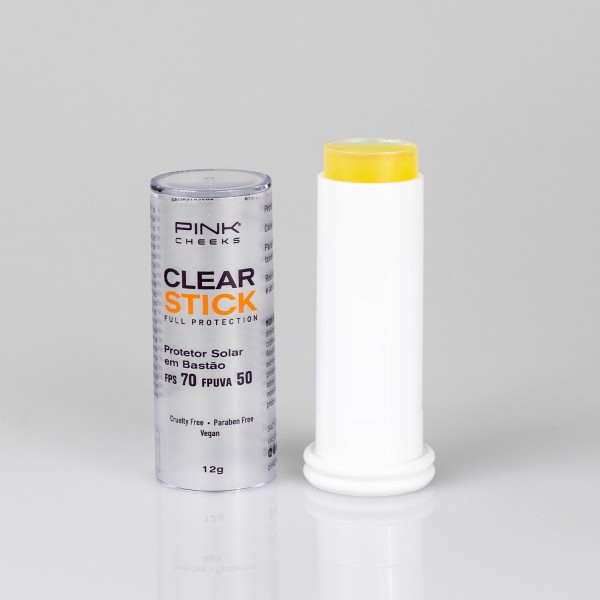 Encontraproduto.com.br - Protetor Solar Transparente FPS70 Pink Cheeks – Clear Stick