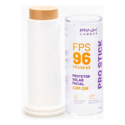 Encontraproduto.com.br - Protetor Solar Facial Pink Cheeks Pro Stick FPS 96 fpuva 43 Pro20 14g