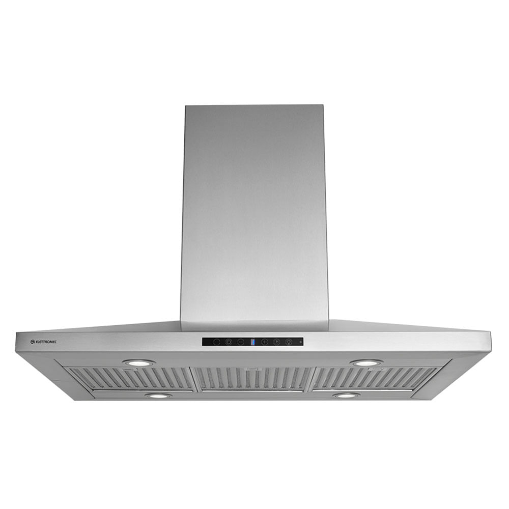 Coifa de Ilha Roma 90cm Inox