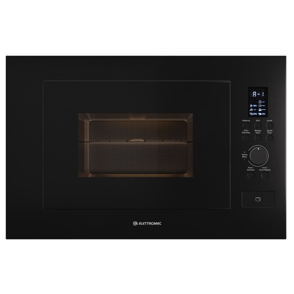 Micro-ondas Elettromec de Embutir Vetro 23L Preto 220V FMC-LT-25-VT-2GZA
