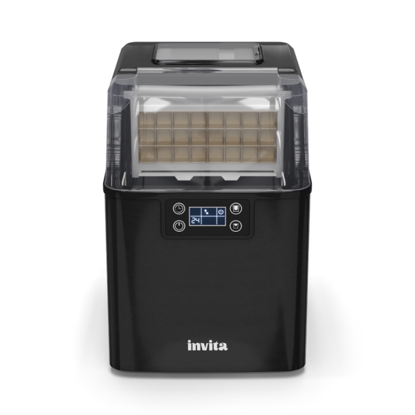 Encontraproduto.com.br - Máquina Gelo Invita 20Kg Preto 110V I-IM-FS-20-PT-1HIA
