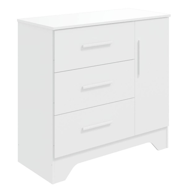 Cômoda Popy Peroba Infantil 1 Porta - Branco