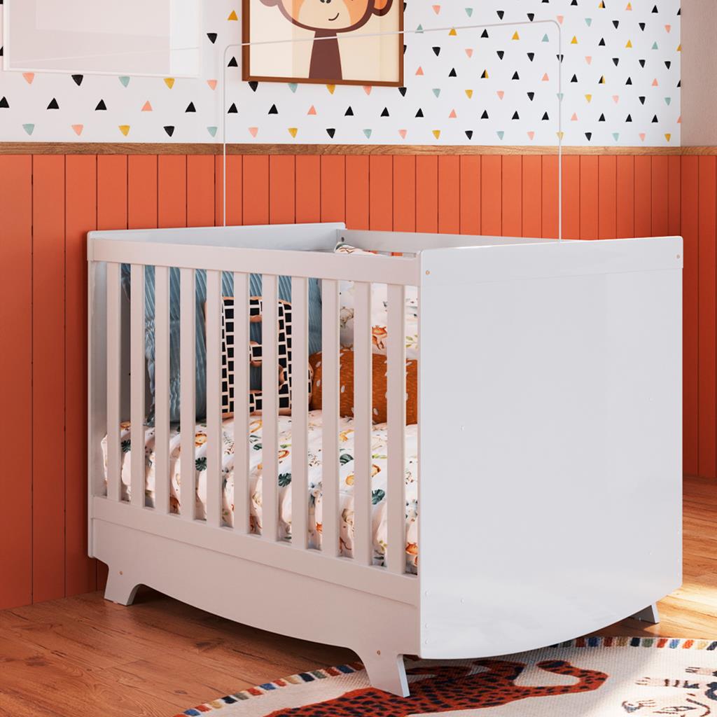 Berço Americano Mini Cama Retrô Nick MDF MóveisPeroba