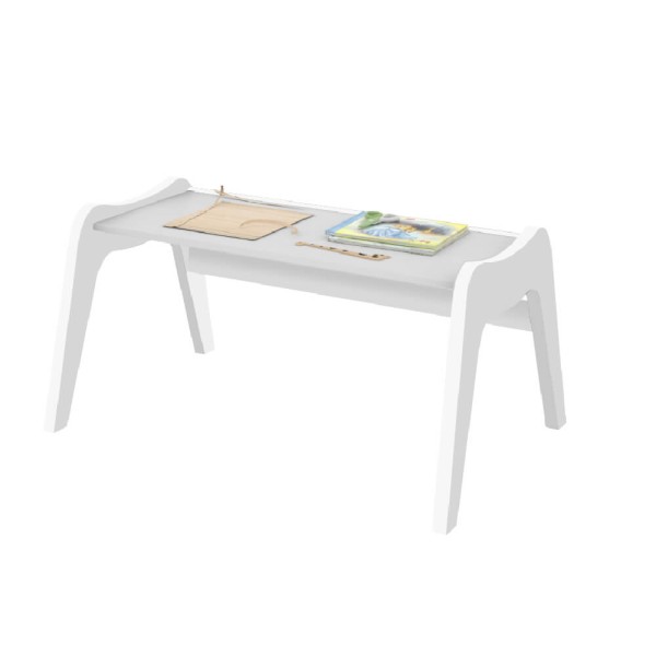 Encontraproduto.com.br - Berço Peroba Guti Retrô 5 em 1 - Branco Fosco