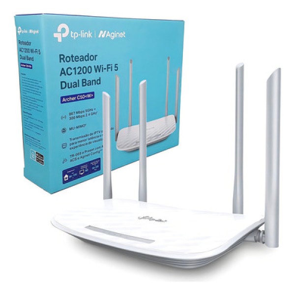 Roteador D-Link Gigabit-Ethernet DIR-842 1200Mbps 4 Antenas