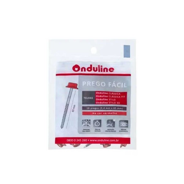 Encontraproduto.com.br - Kit de Fixação Onduline Com/Prego+Anilha Verde