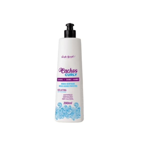 Gelatina Cachos Curly - Verde Brasil - 390ml