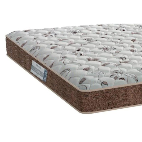 Encontraproduto.com.br - Colchão Solteiro Espuma D45 -20 Pródormir Advanced Double Face Brown (88x188x20) - Probel