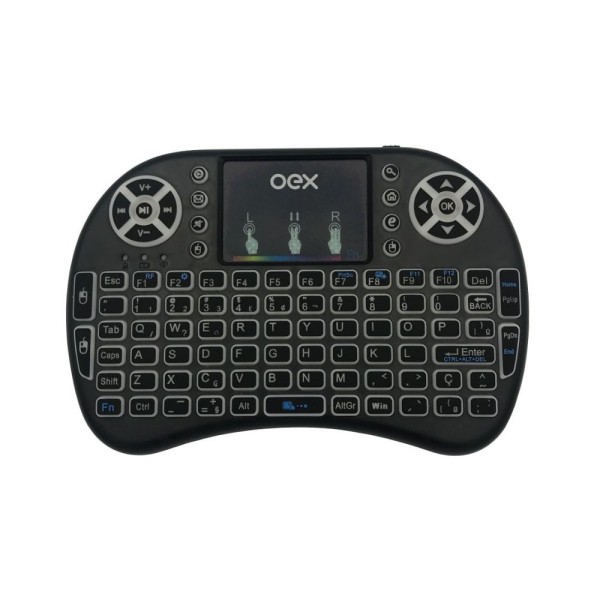 Encontraproduto.com.br - Teclado Air Mouse Ck-103 Sem Fio Oex - Preto