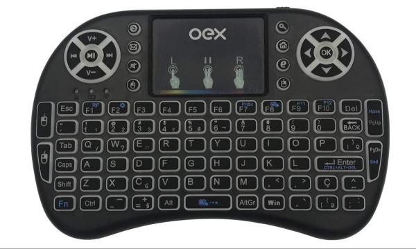 Encontraproduto.com.br - Teclado Air Mouse Ck-103 Sem Fio Oex - Preto