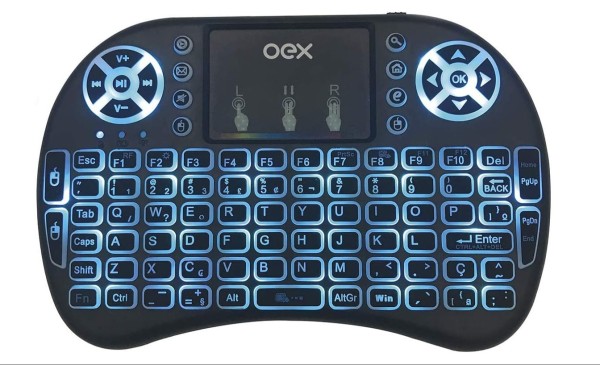 Encontraproduto.com.br - Teclado Air Mouse Ck-103 Sem Fio Oex - Preto