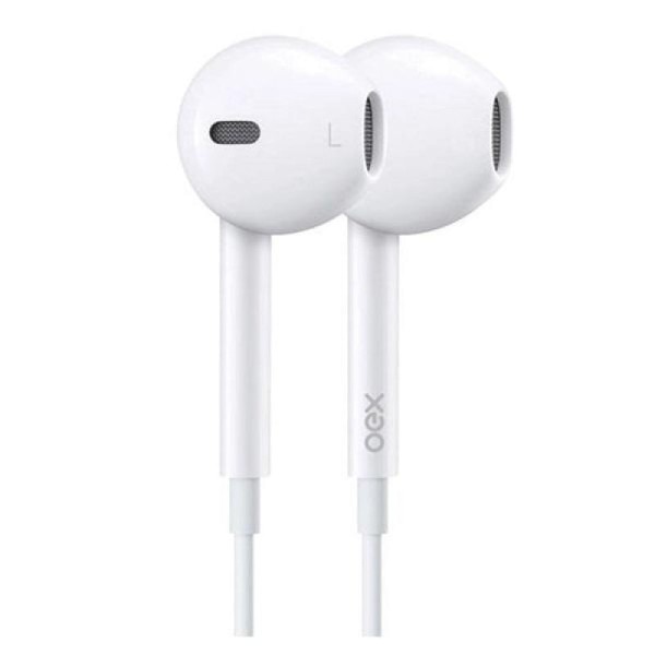 Encontraproduto.com.br - Fone de Ouvido OEX FN204 Intra Auricular Branco