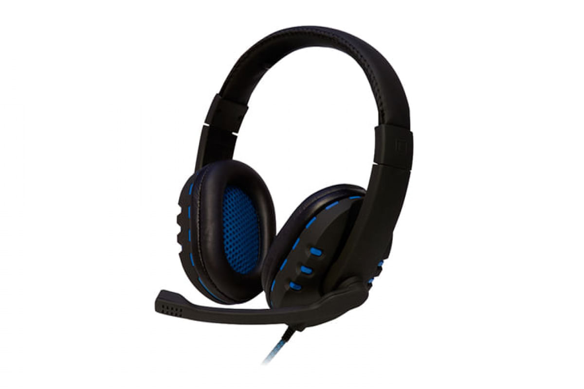 Headset Gamer Bit OEX Preto/Azul