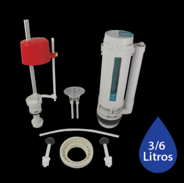 Encontraproduto.com.br - KIT DUP ACION.SUP 3/6L C/VAL E ALAV AJUS