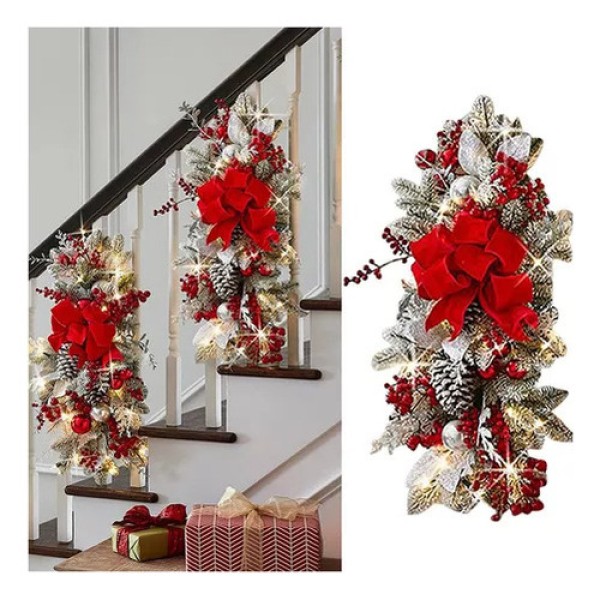 Encontraproduto.com.br - Decoração De Natal, Coroa Do Advento Para Meninas
