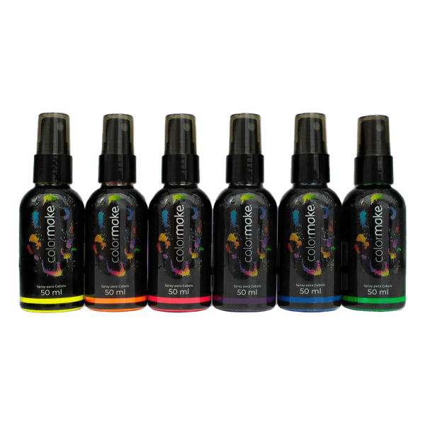 Encontraproduto.com.br - SPRAY PARA CABELOS NEON COLORIDO 50ML R.3610