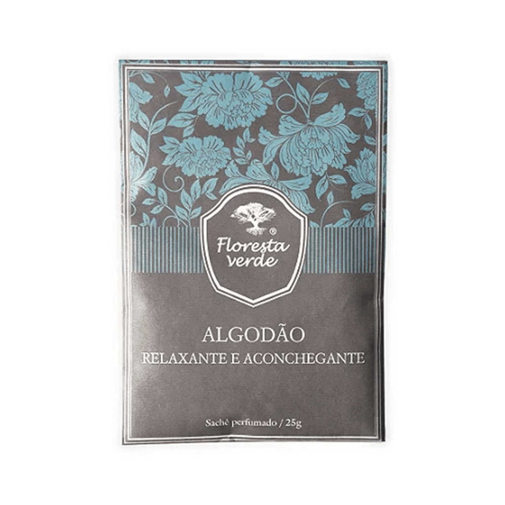 Sachê Perfumado Floresta Verde Algodão - 25g
