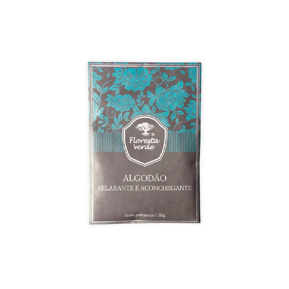 Encontraproduto.com.br - Sachê Perfumado Floresta Verde Algodão - 25g