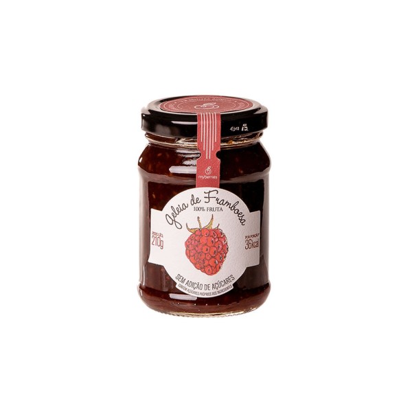 Encontraproduto.com.br - Geleia de Framboesa sem Açúcar Myberries 210g