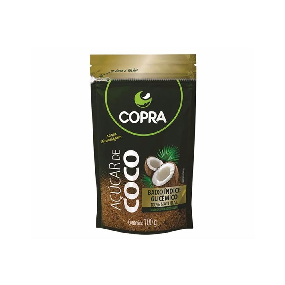 Encontraproduto.com.br - Açúcar de Coco Copra Sachê 100g