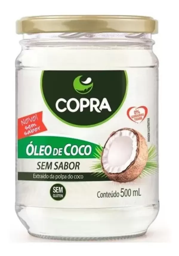 Óleo de Coco sem Sabor 500ml Copra