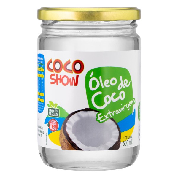 Encontraproduto.com.br - Óleo de Coco Extra Virgem 500ml Coco Show