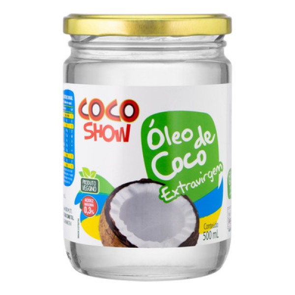 Encontraproduto.com.br - Óleo de Coco Extra Virgem 500ml Coco Show