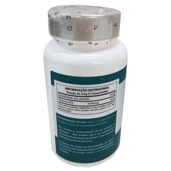 Encontraproduto.com.br - Vitamina b12 (9,94mcg) 60 Cápsulas - Lauton Nutrition