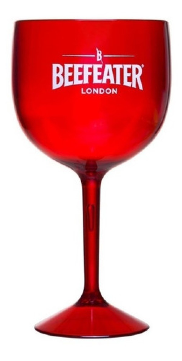 Taça Gin Plastifesta Vermelha 550mL