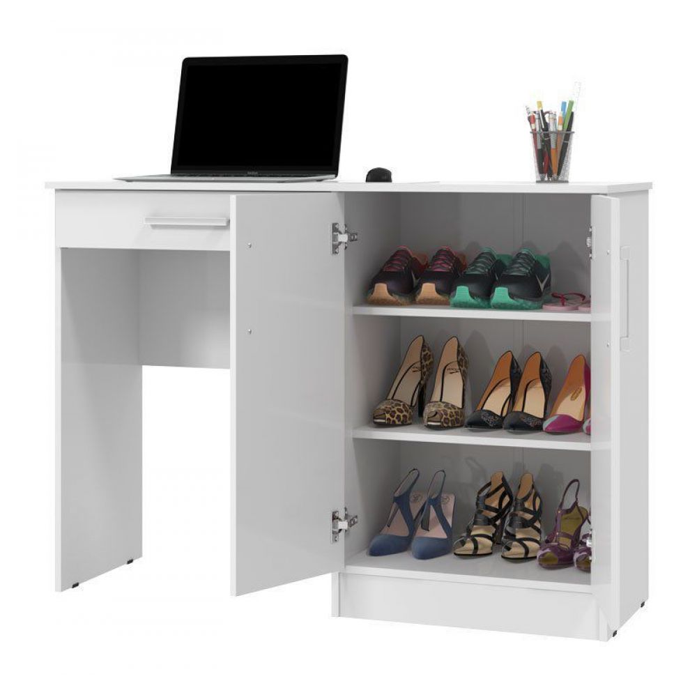 Encontraproduto.com.br - Mesa para Computador com 2 Portas 1 Gaveta Space Patrimar