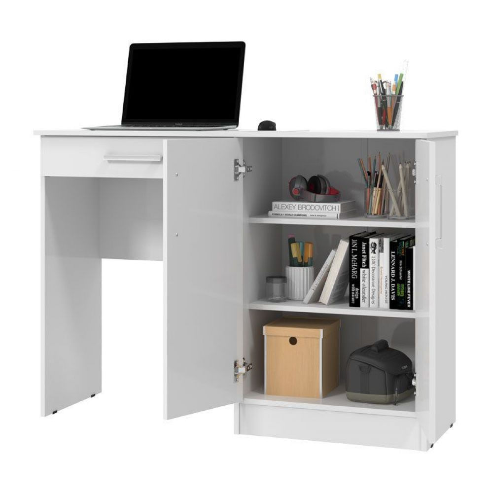 Encontraproduto.com.br - Mesa para Computador com 2 Portas 1 Gaveta Space Patrimar