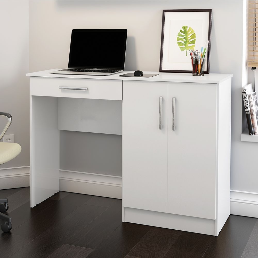 Encontraproduto.com.br - Mesa para Computador com 2 Portas 1 Gaveta Space Patrimar