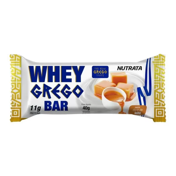 Encontraproduto.com.br - Whey Grego Bar - 1 Unidade de 40g Doce de Leite - Nutrata