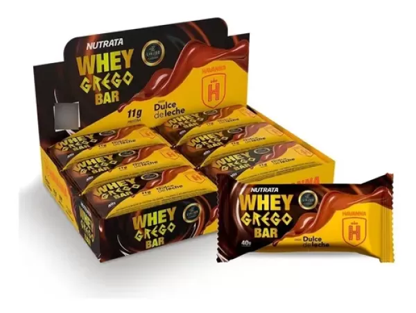 Whey Grego Bar Doce Leite Havana (cx 12un) Nutrata- Original
