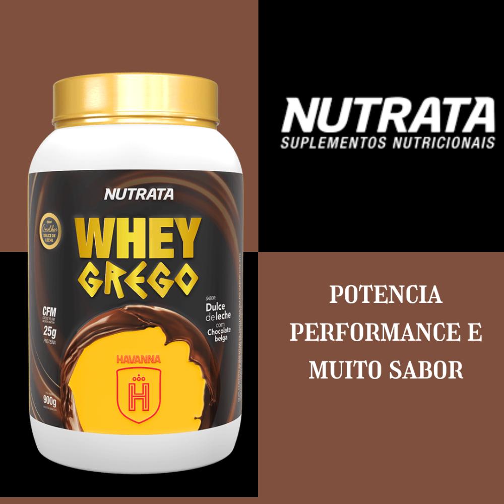Encontraproduto.com.br - Whey Grego - 900g Dulce De Leche Com Chocolate Belga Havanna - Nutrata