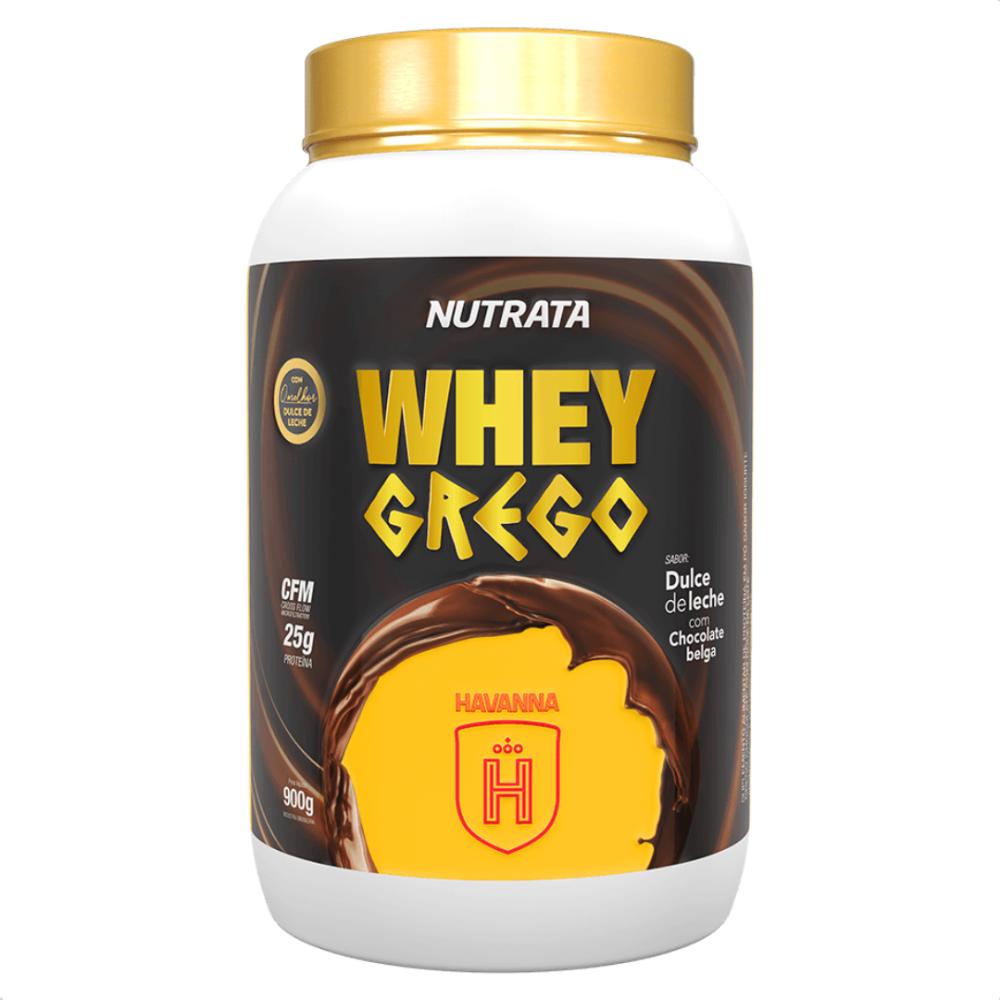 Encontraproduto.com.br - Whey Grego - 900g Dulce De Leche Com Chocolate Belga Havanna - Nutrata