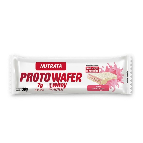 Encontraproduto.com.br - Barra De Proteína Proto Wafer 30g Nutrata
