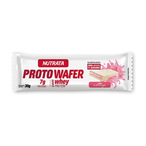 Encontraproduto.com.br - Barra De Proteína Proto Wafer 30g Nutrata