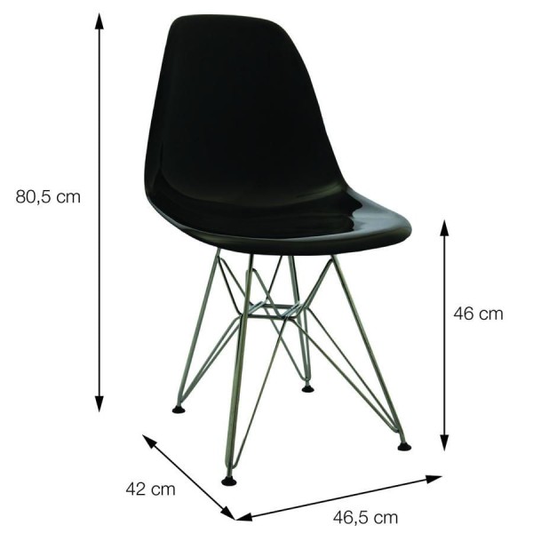 Encontraproduto.com.br - Cadeira DKR OR Design Base Cromada