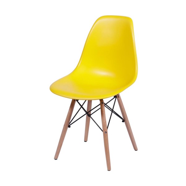 Cadeira Eames dsw - Amarela