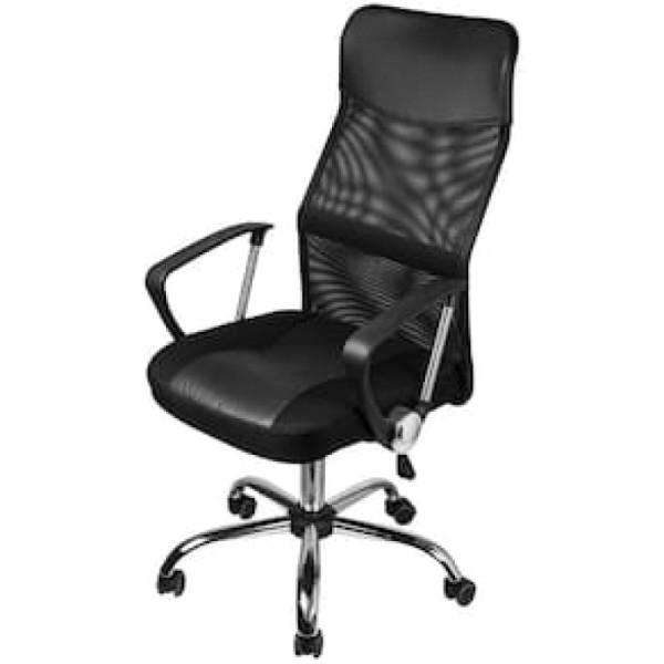 Encontraproduto.com.br - Cadeira Presidente Giratória Smart Preta
