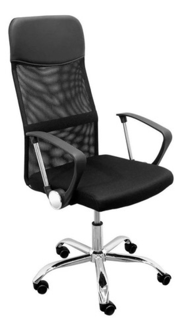Cadeira Presidente Giratória Smart Preta