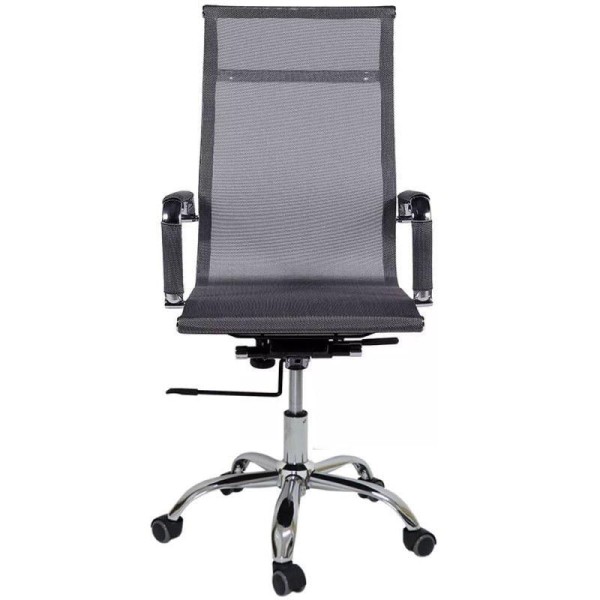Encontraproduto.com.br - Cadeira Office Tela Alta com Rodizio Cinza