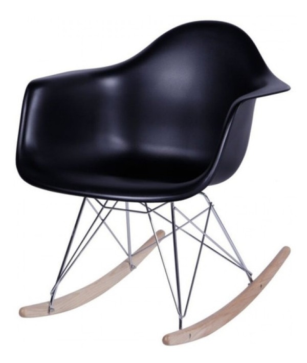 Cadeira De Balanço Madeira Com Braço Or Design 1122