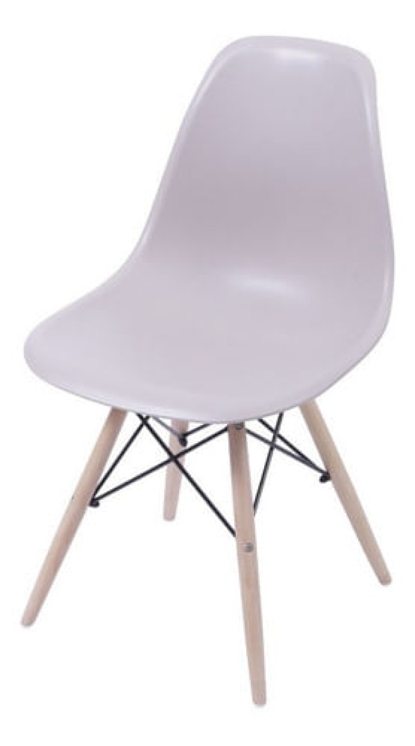 Encontraproduto.com.br - Cadeira DKR PP c/ Base de Madeira Fendi OR Design