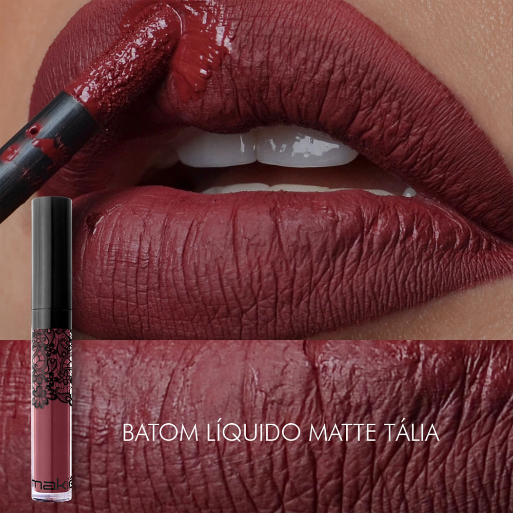 Encontraproduto.com.br - Makiê Batom Líquido Matte Talia 4ml