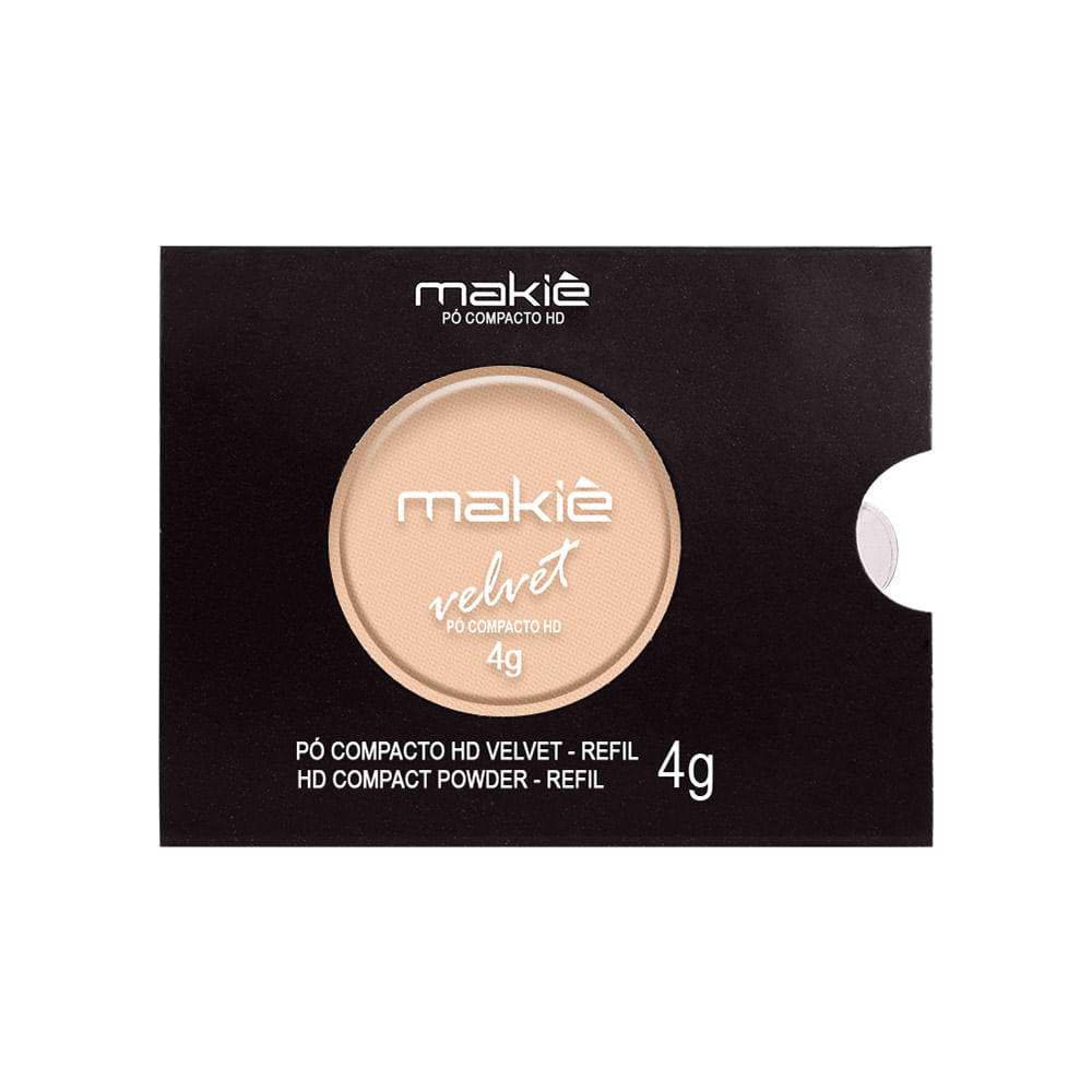 Refil Pó Compacto Makiê HD Nude 4g