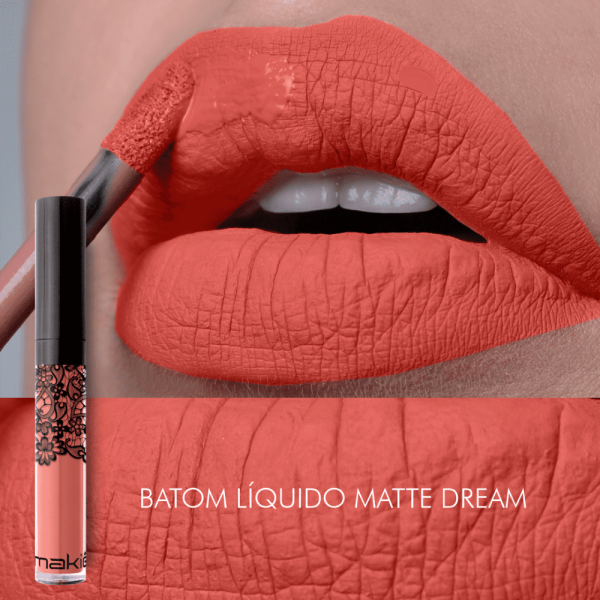 Encontraproduto.com.br - Batom Líquido Matte Makiê Tons Nude Dream 4g