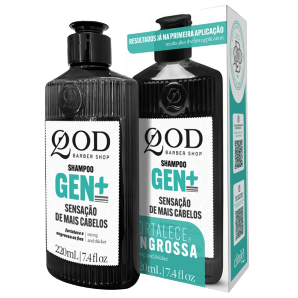 Encontraproduto.com.br - Shampoo Gen+ Fortalece e Engrossa os Fios QOD 220ml